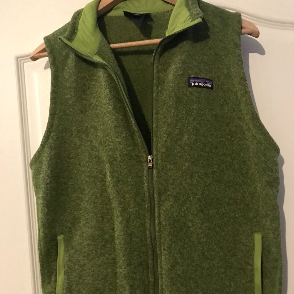 Green Fleece Patagonia Vest